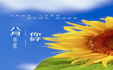 8月安全工作总结8篇