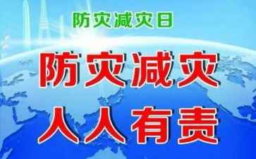 防灾日工作总结5篇