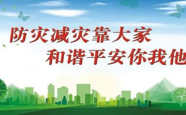 防灾减灾的活动总结优秀8篇