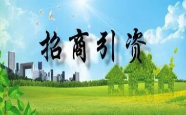 招商引资与调研报告7篇